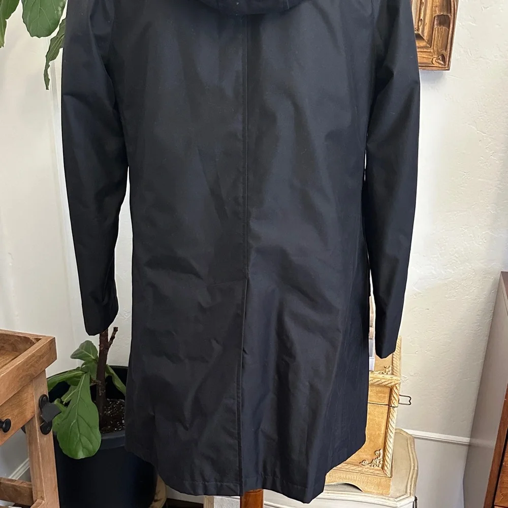 Burberry Black Hooded Trench Coat - Picture 8 of 16